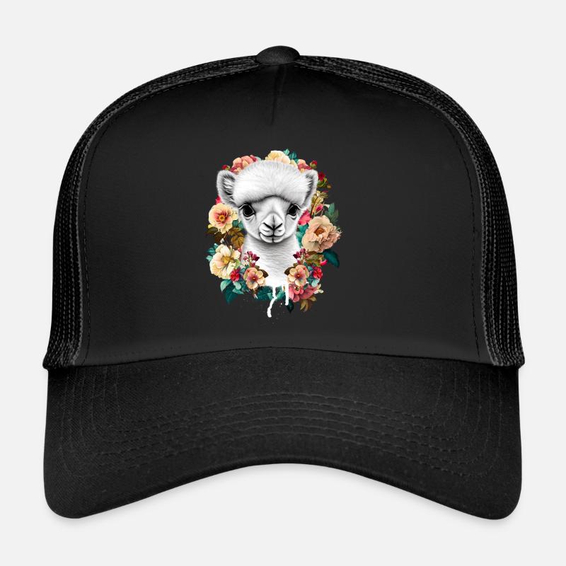 Alpaga - Casquette trucker  - noir/noir