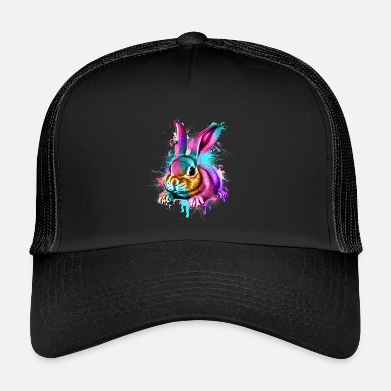 Lapin Lapin - Casquette trucker  - noir/noir