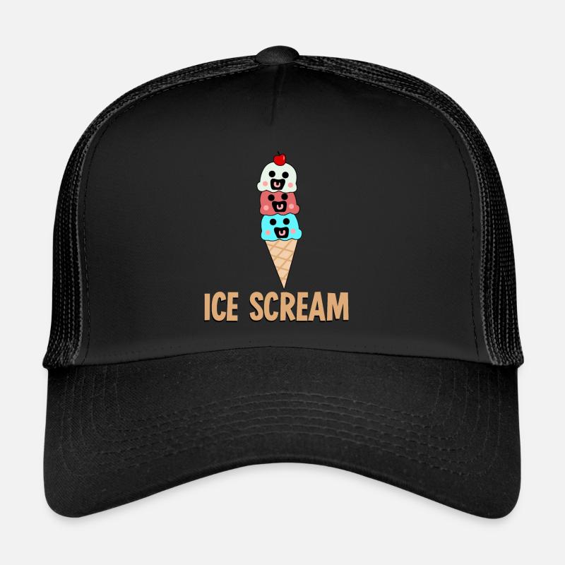 Eiscreme Eis Eisbecher Trucker Cap