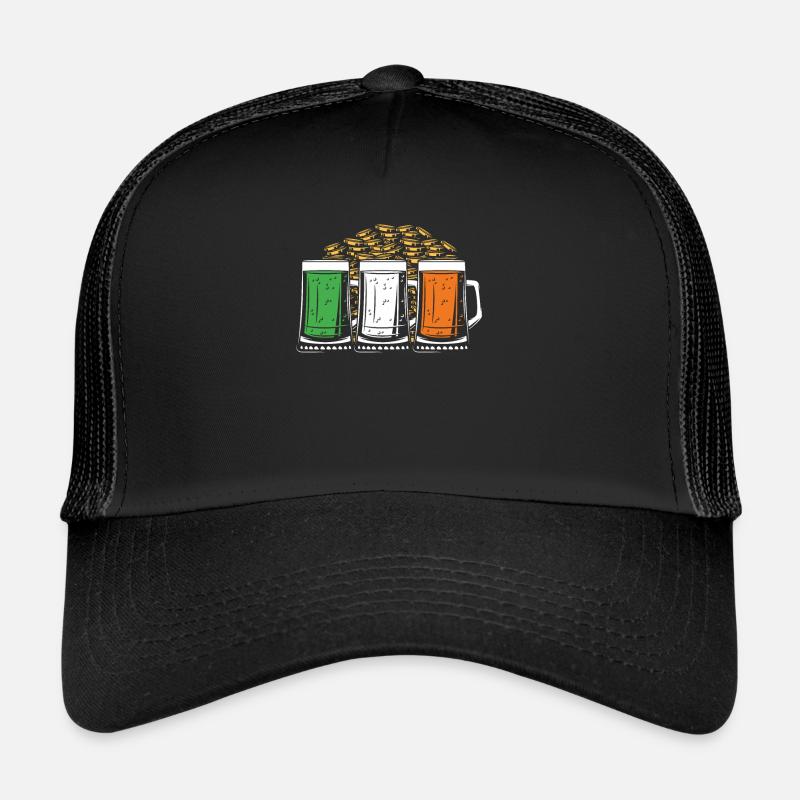 Irish beer with gold Trucker Cap