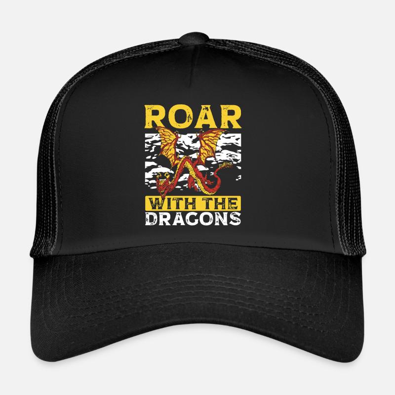 Brülle Mit Den Drachen Trucker Cap