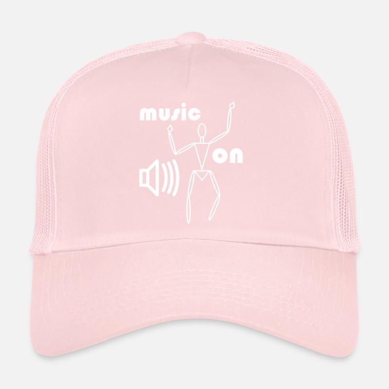 music on Trucker Cap
