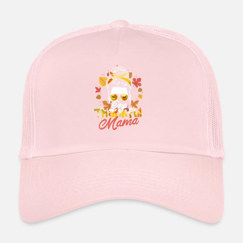 A grateful mom funny autumn autumn Trucker Cap