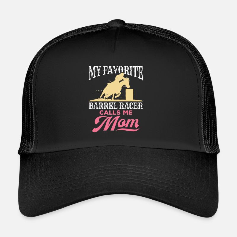 Course de barils Maman Cheval Préféré Coureur de barils Casquette trucker 