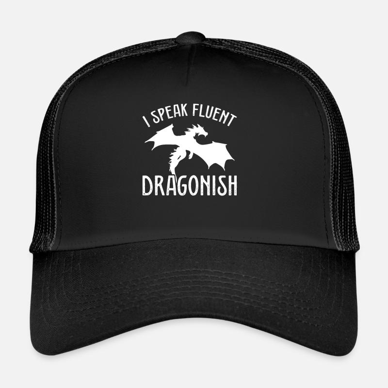 Je parle couramment comme un dragon Casquette trucker 