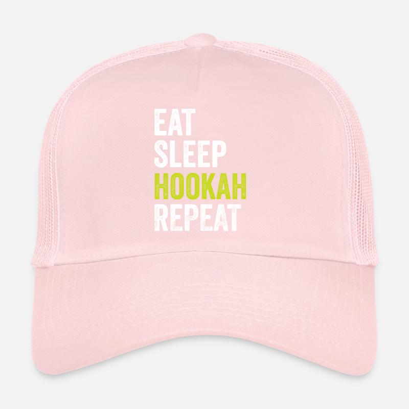 Eat Sleep Hookah Trucker Cap