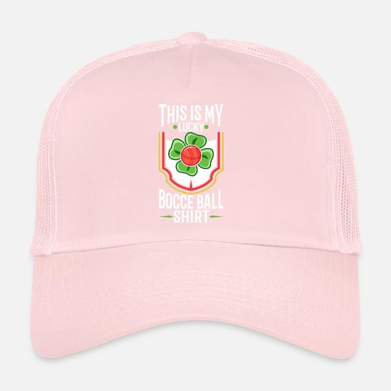 This is my Lucky Bocce ball Trucker Cap