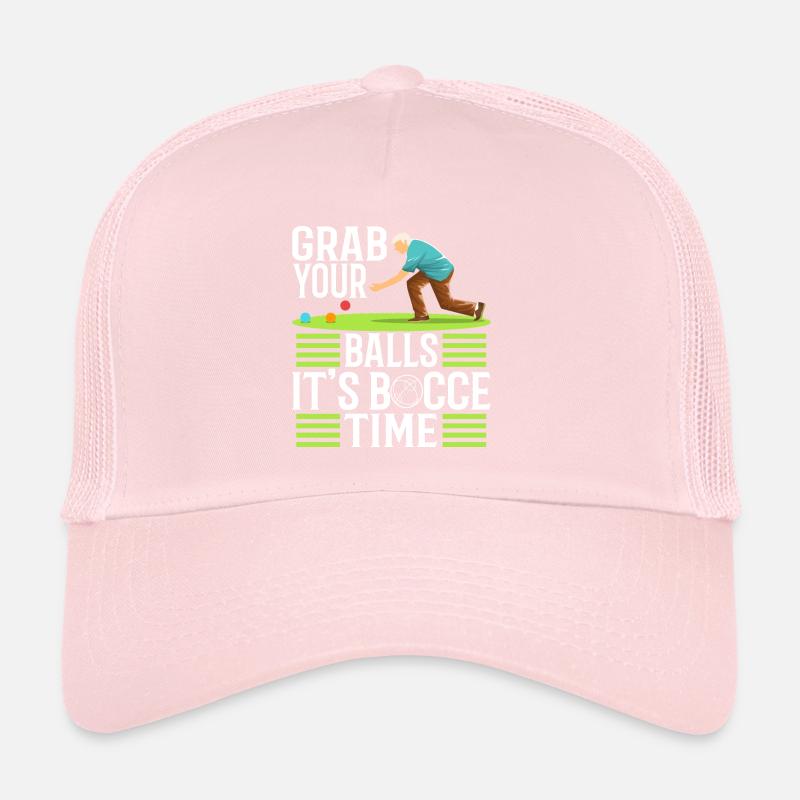 Attrapez vos balles son temps de pétanque Casquette trucker 