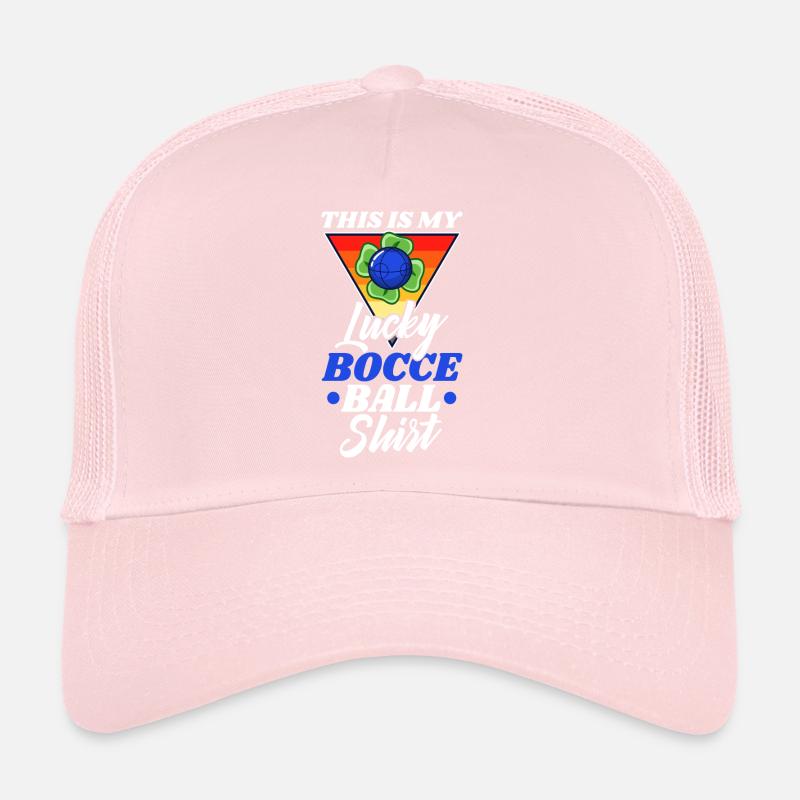 Ceci est ma boule de pétanque chanceuse Casquette trucker 