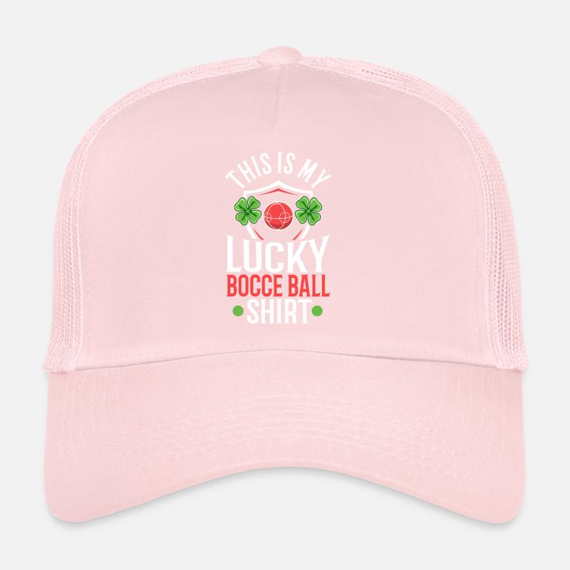 Ceci est ma boule de pétanque chanceuse Casquette trucker 