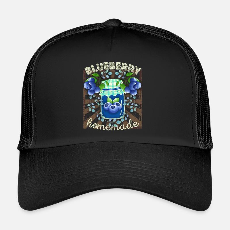 Blueberry, Blaubeermarmelade, Blaubeeren Spruch Trucker Cap
