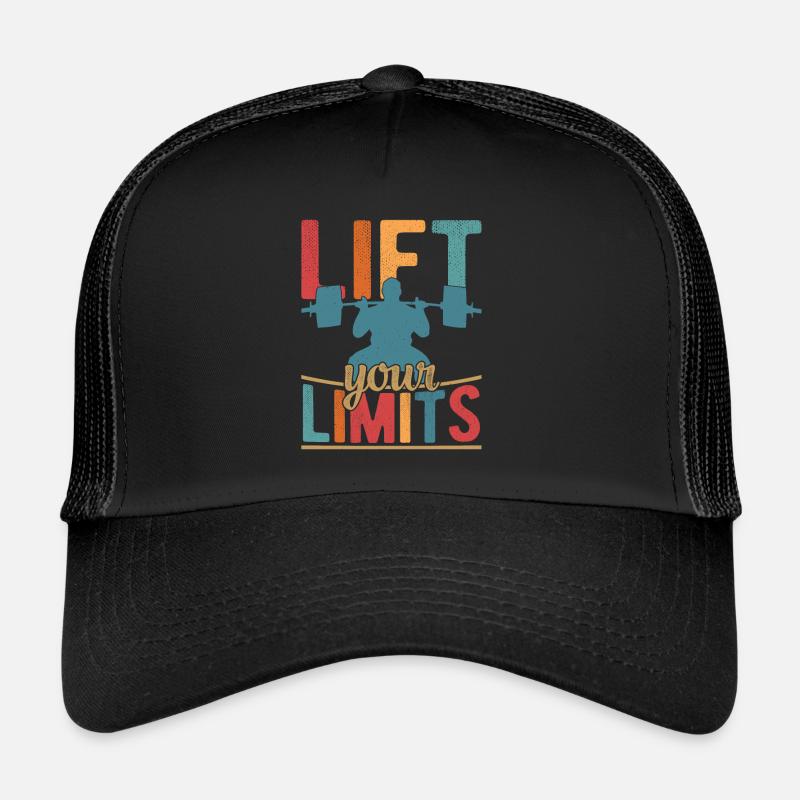 Lift Your Limits Workout Training Weight Lifting Trucker Cap