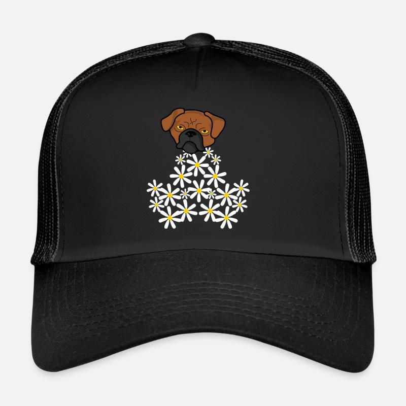 Marguerite Chien De Fleurs Casquette trucker 