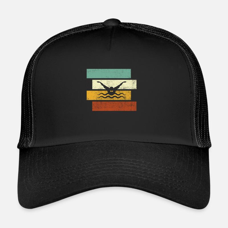Natation Rétro Casquette trucker 