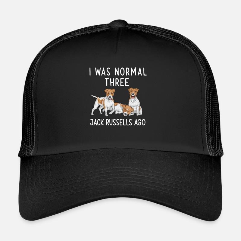 Jack Russell Terrier - Casquette trucker - noir/noir