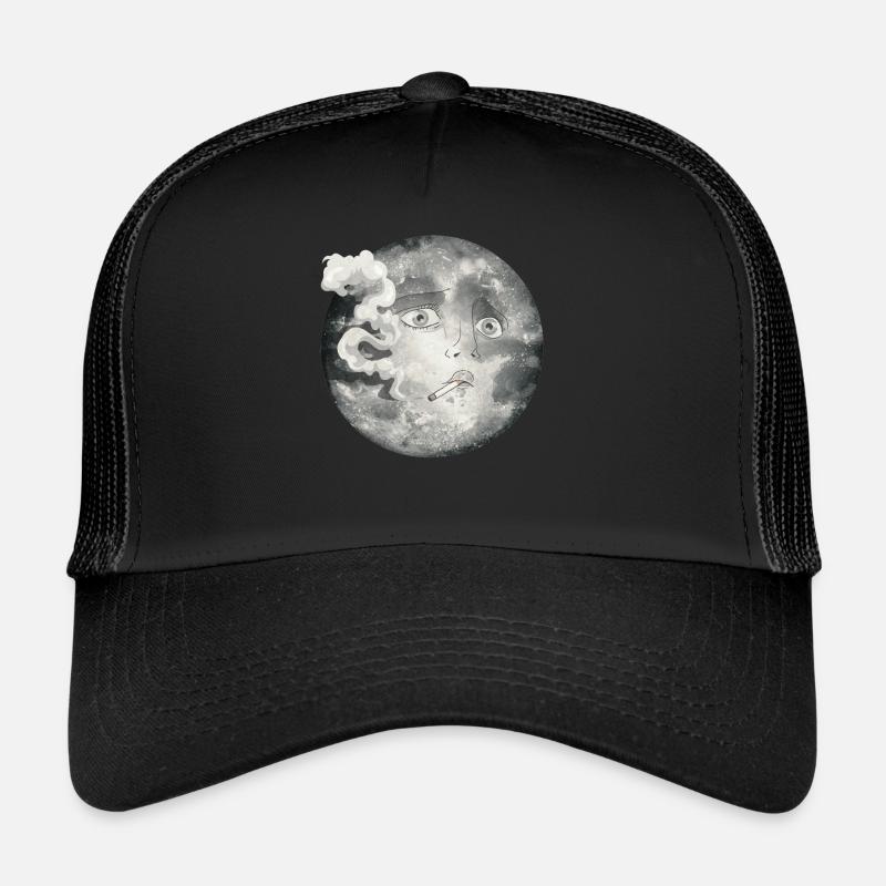 Whimsigoth Ästhetik Soft Grunge Emo Goth Rauchen Trucker Cap
