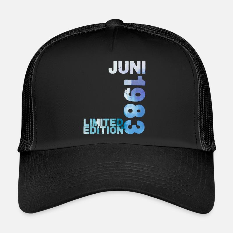 40. Geburtstag 40 Jahre Limitierte Auflage Juni 1983 Trucker Cap