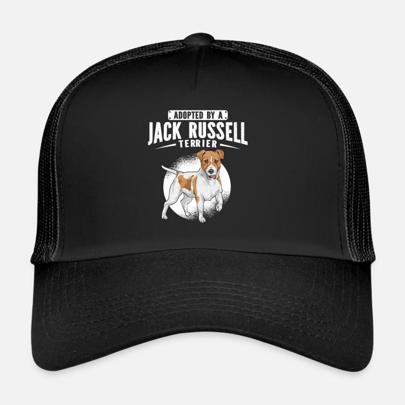 Jack Russell Terrier - Casquette trucker - noir/noir