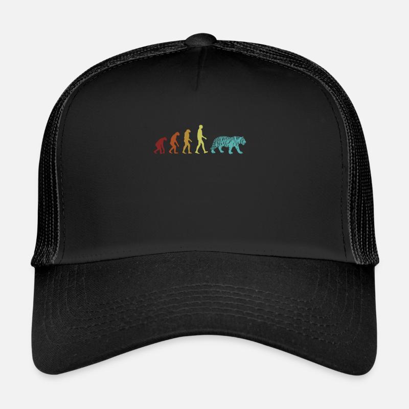 Tiger Evolution Wildkatze Raubkatze Sibirischer Trucker Cap