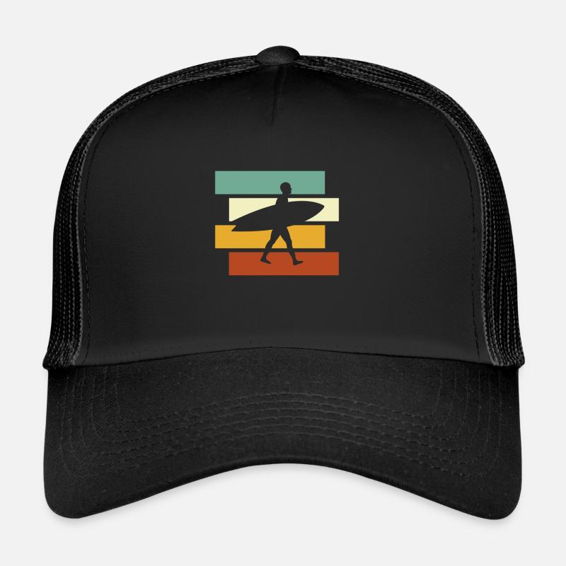 Surfing Retro Trucker Cap