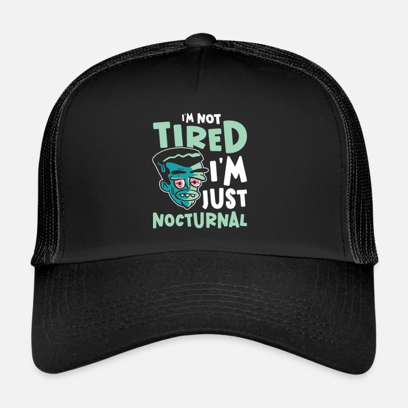 Night Shift Worker Graveyard Duty Trucker Cap