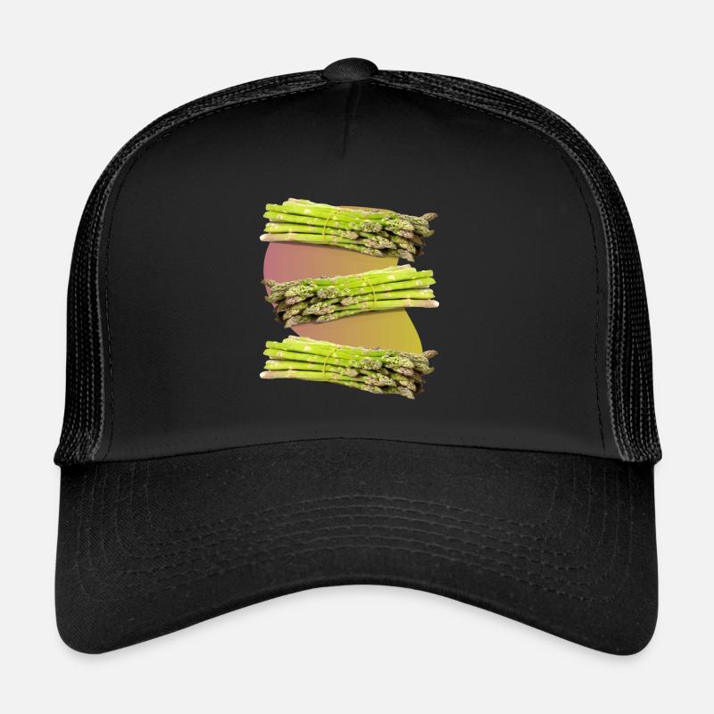 Spargel, grüner Spargel Trucker Cap