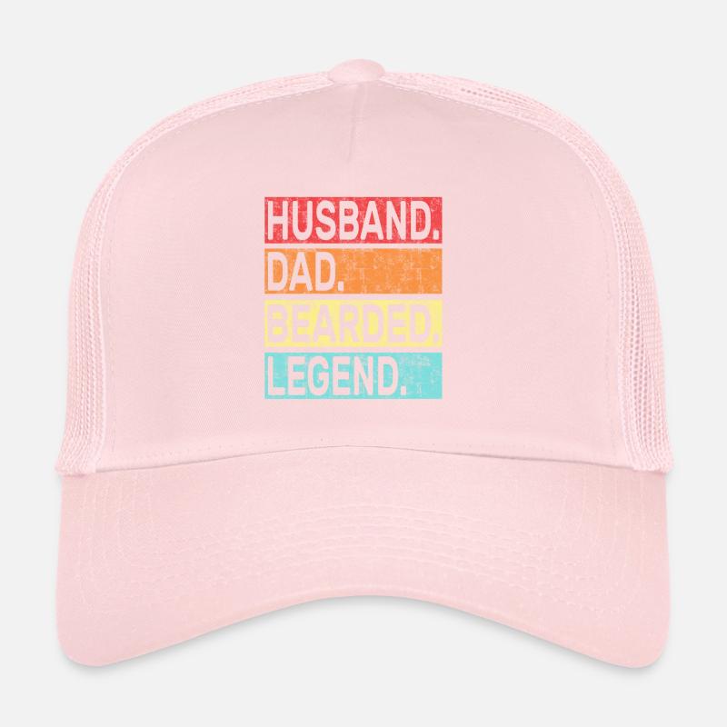 Ehemann Papa bärtige Legende Trucker Cap