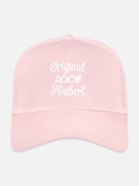 Original 100% Hubert - Trucker Cap - pale pink - Front