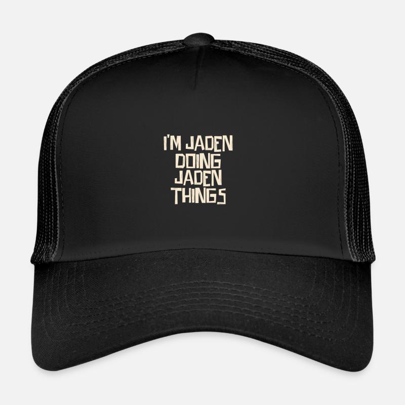 I'm Jaden doing Jaden things Trucker Cap