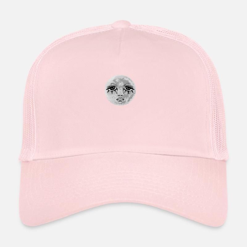 Fantaisie Céleste Grunge Triste Lune Blanche Casquette trucker 