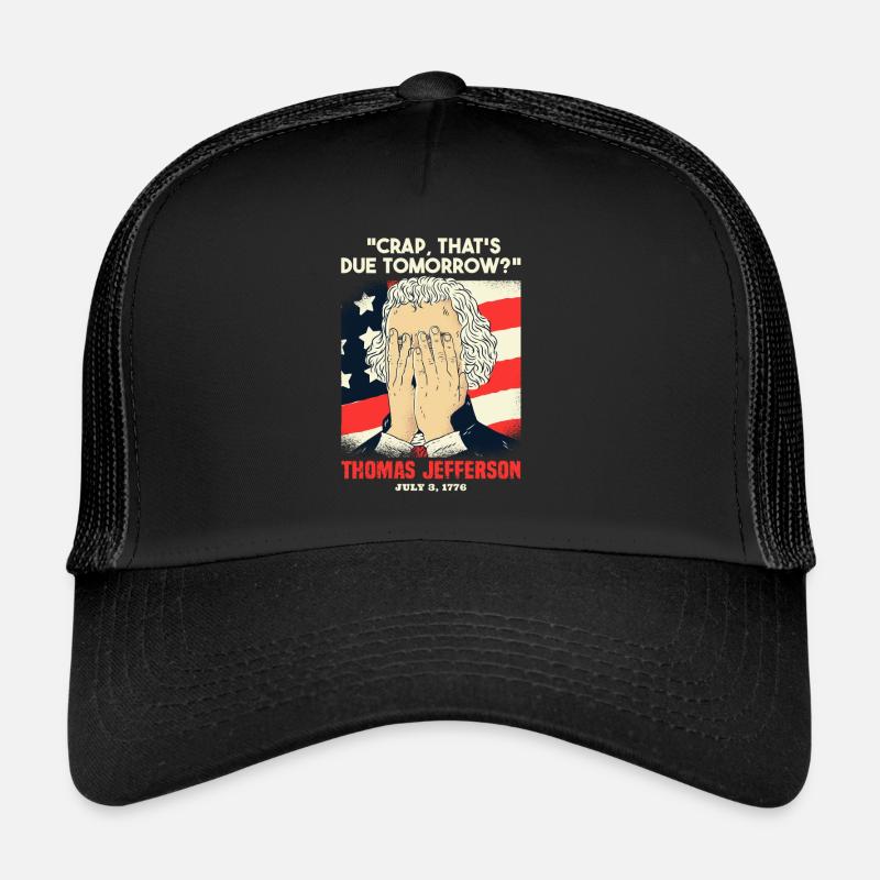 Unabhängigkeitstag Thomas Jefferson 4. Juli Trucker Cap
