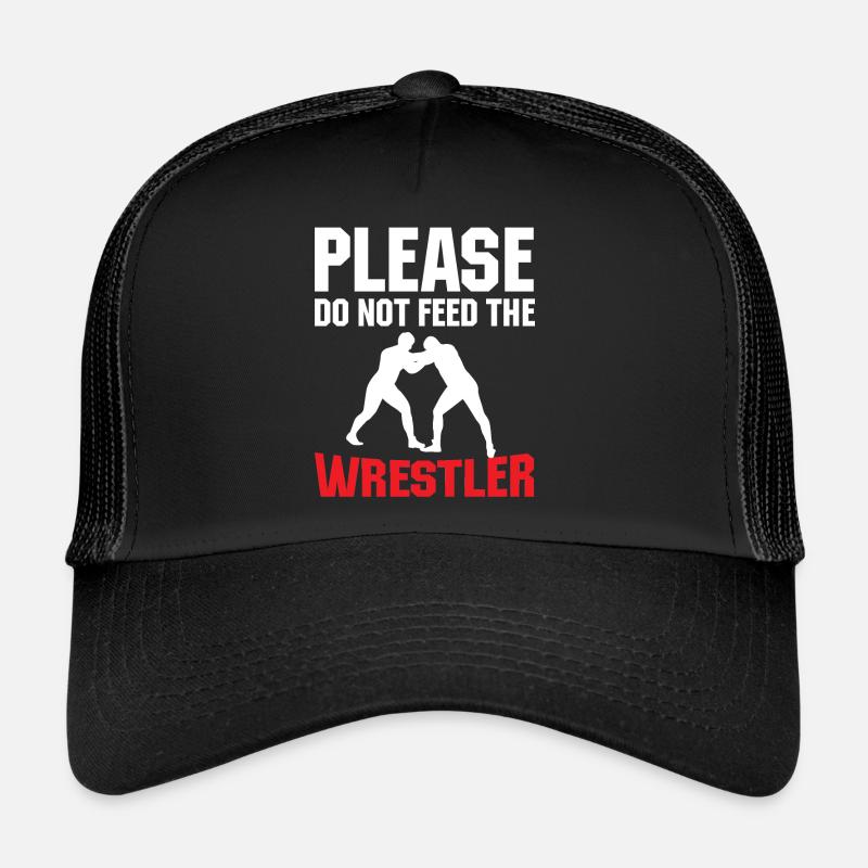 S’il vous plaît ne nourrissez pas le lutteur Casquette trucker 