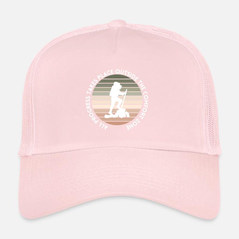 Progression de la randonnée en dehors de la zone de confort Casquette trucker 