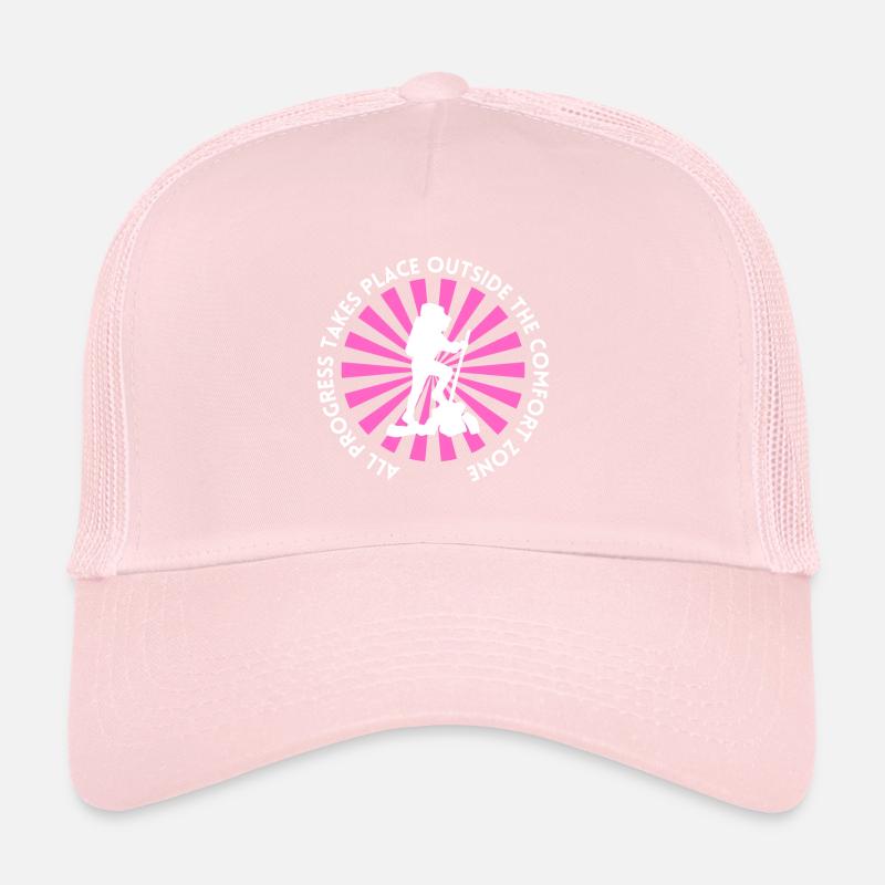 Progression de la randonnée en dehors de la zone de confort Casquette trucker 