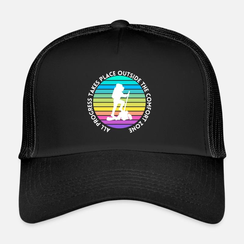 Progression de la randonnée en dehors de la zone de confort Casquette trucker 
