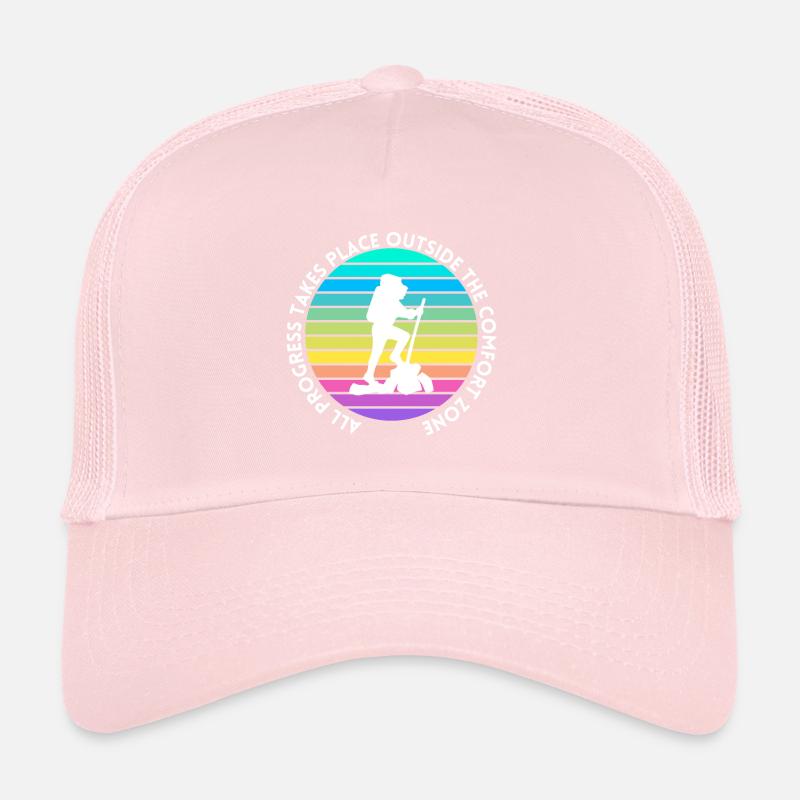 Progression de la randonnée en dehors de la zone de confort Casquette trucker 