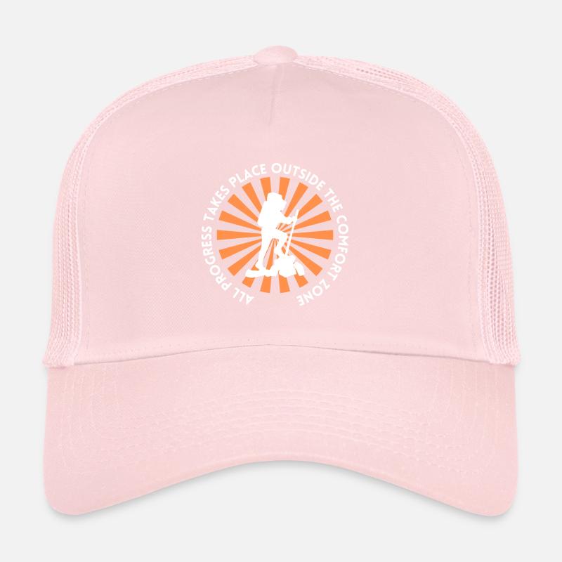 Progression de la randonnée en dehors de la zone de confort Casquette trucker 