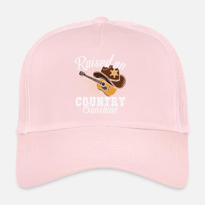 Élevé sur le soleil du pays Casquette trucker 