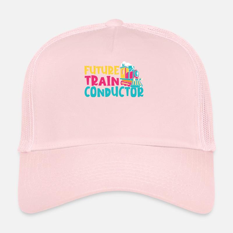 Railroad Lover Future Train Conductor Trucker Cap