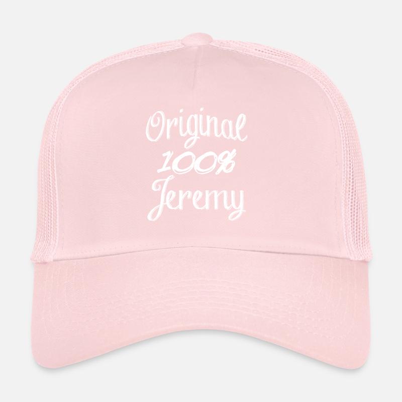 Original 100% Jeremy Casquette trucker 