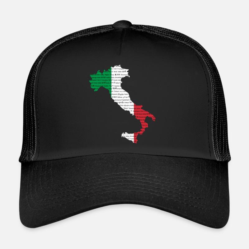Italien viele sprachen Trucker Cap