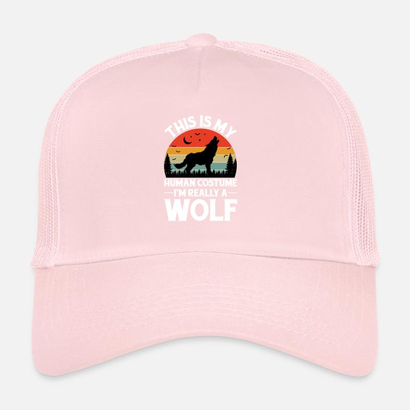 Wolf Tier Wölfe Lustiger Wolf Trucker Cap