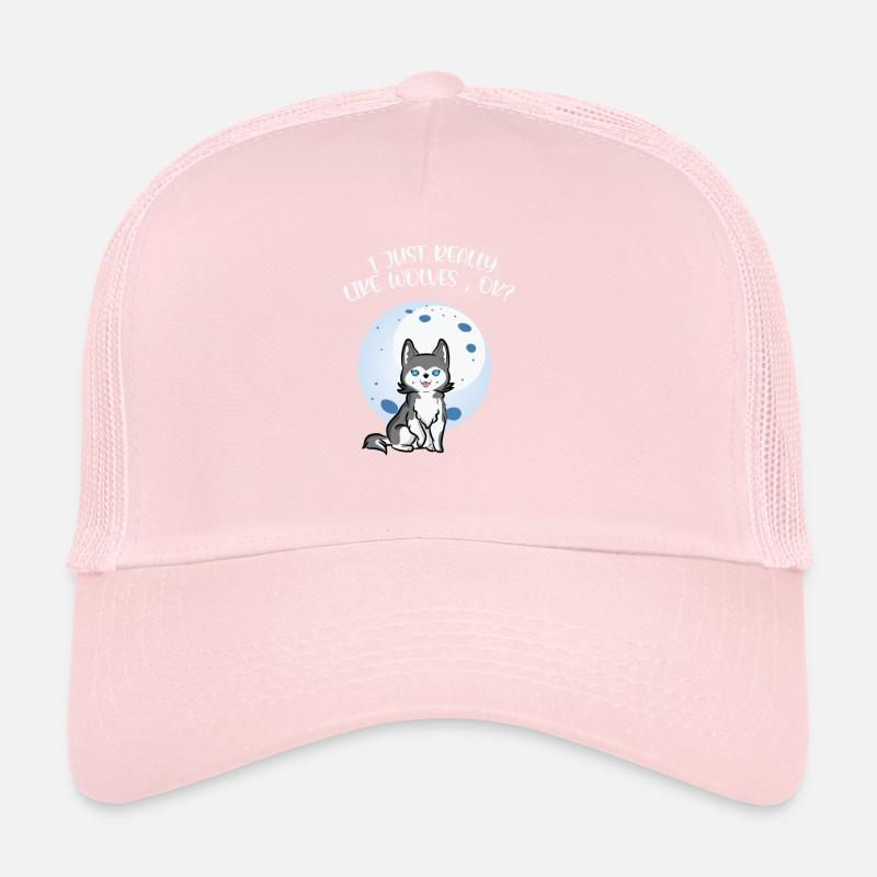 Wolf Tier Wölfe Lustiger Wolf Trucker Cap