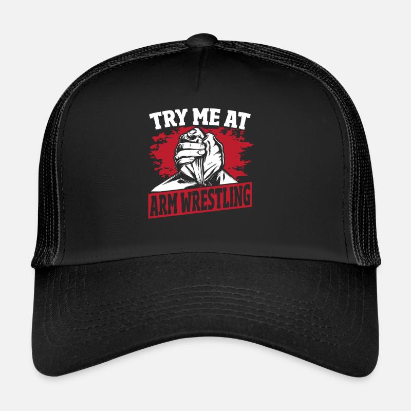 Essayez-moi au bras de fer Casquette trucker 