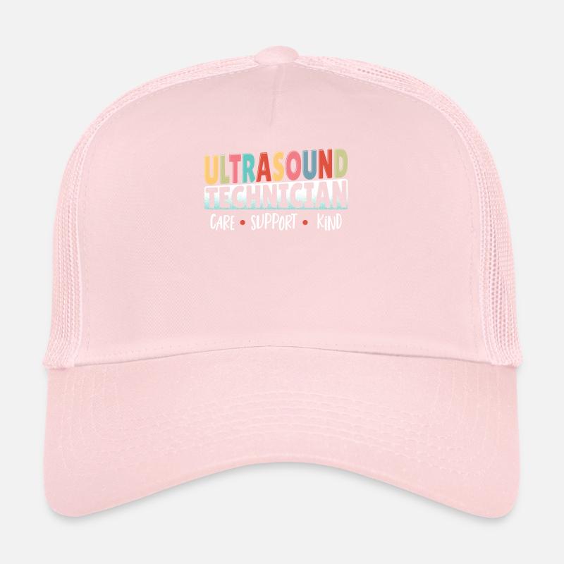 Ultrasound Technician Care Support Kind Trucker Cap