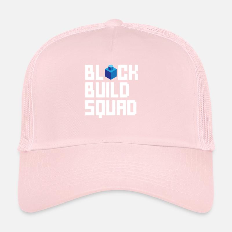 Blockgebäude-geburtstagsdesign Mit Bausteinen Trucker Cap