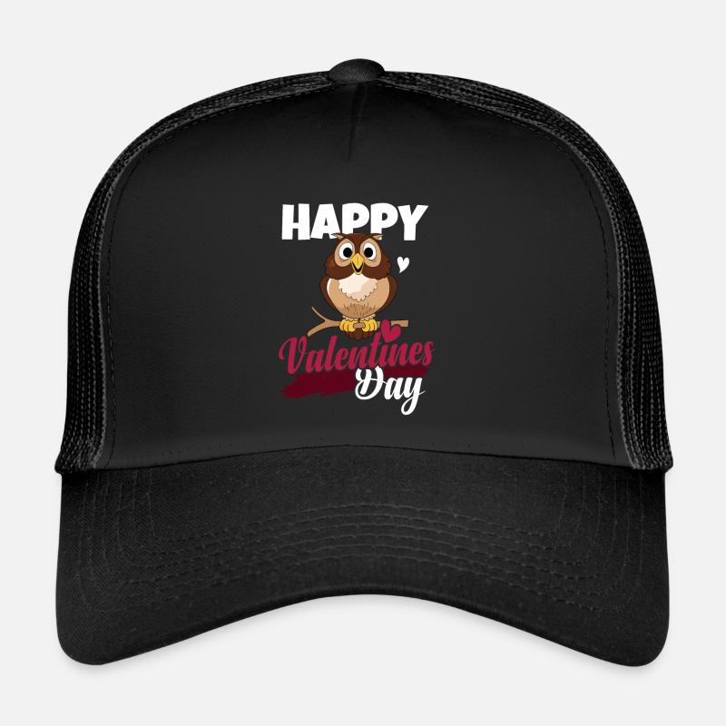 Joyeuse Saint-Valentin Oiseaux De Proie Ornithologue O Casquette trucker 