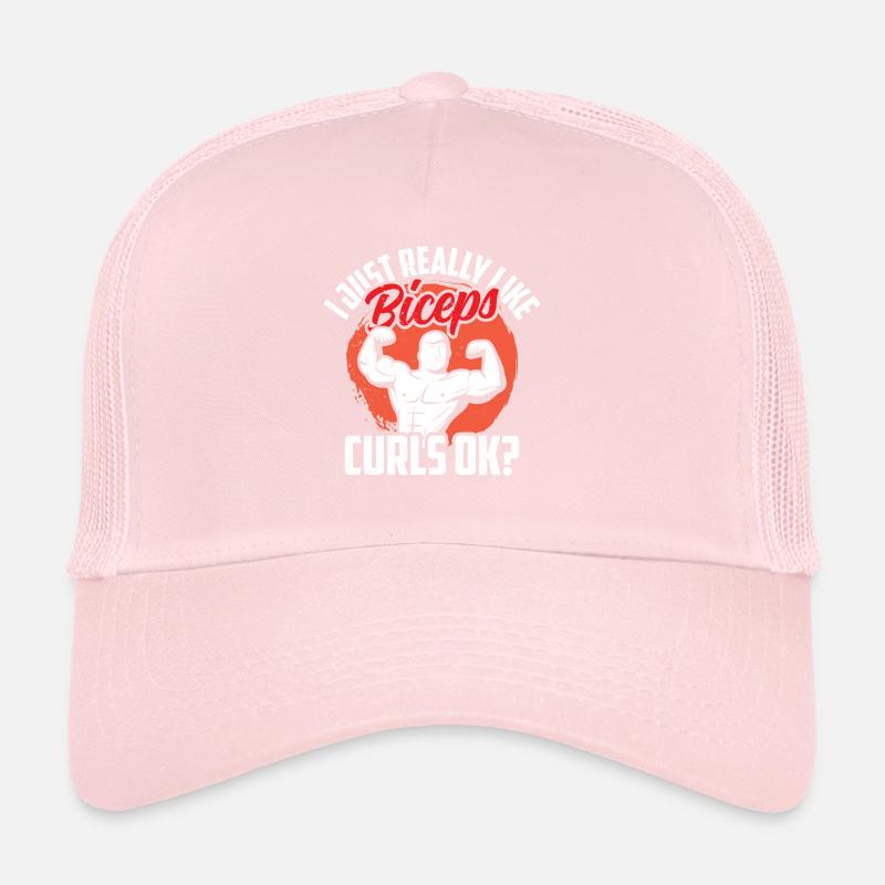 J’aime vraiment les muscles des biceps Casquette trucker 