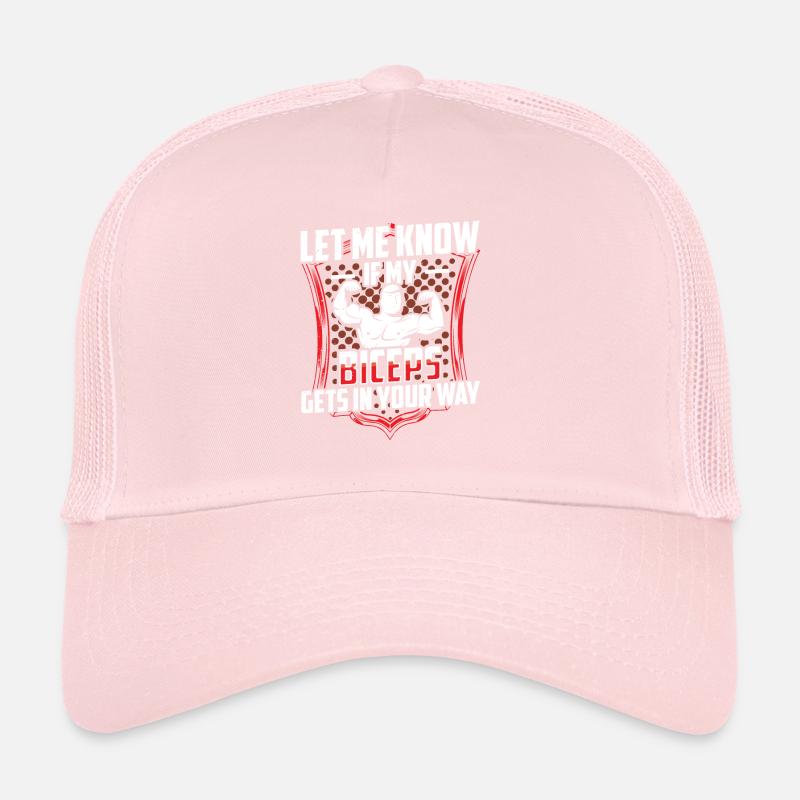 Let me know if my biceps get in your way Trucker Cap