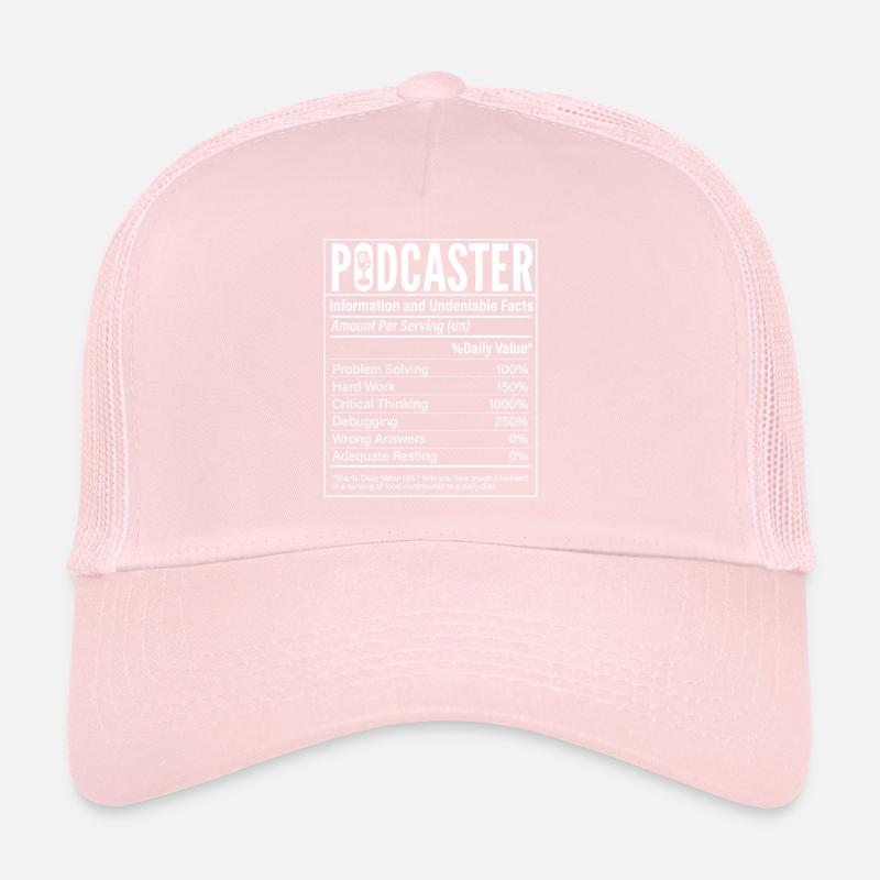 Podcaster Podcast Trucker Cap